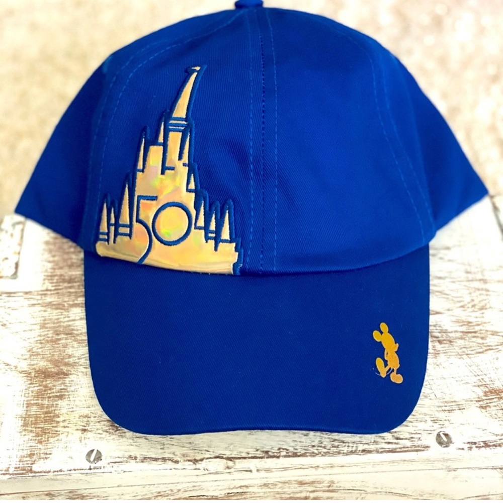 WDW 50th Anniversary Blue Baseball Cap
